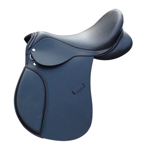 ENGLISH SADDLE IN SYNTHETIC SEAT, PAD & PANELS